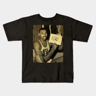 Wilt Chamberlain - Vintage Design Of Basketball Kids T-Shirt